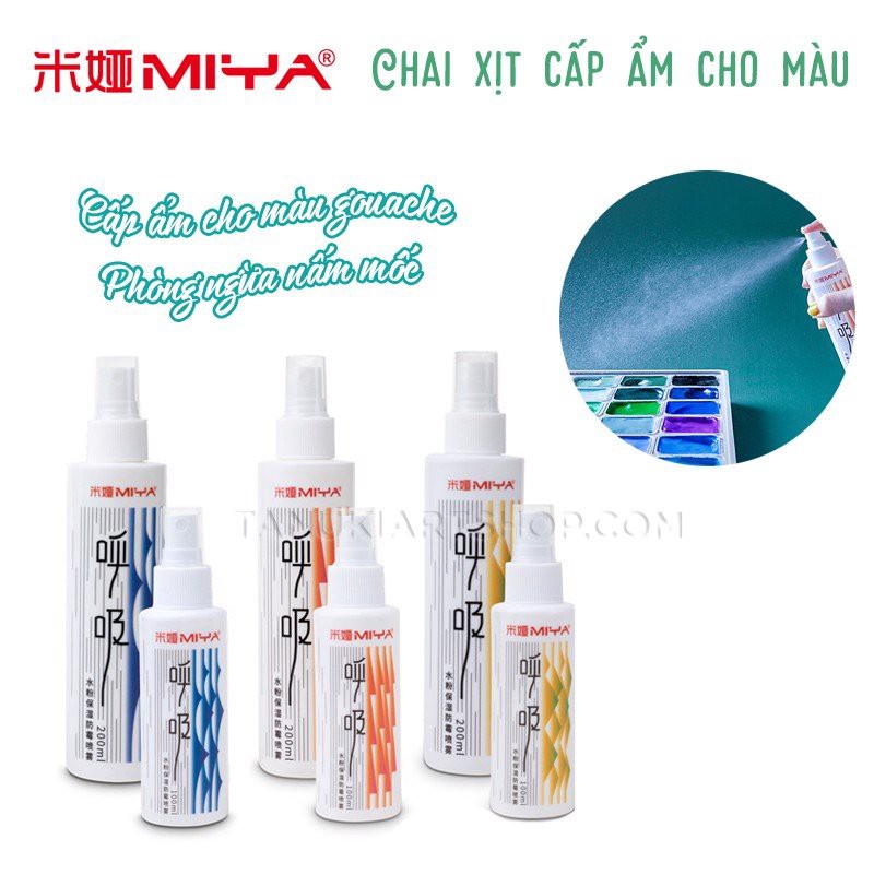 Bình xịt giữ ẩm màu Gouache (200ml/100ml)