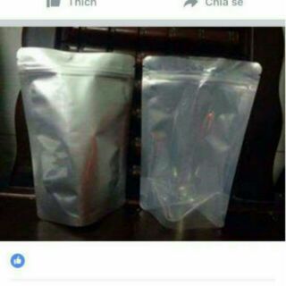 1kg Túi zip bạc đáy đứng 12cm*17cm (200ml)