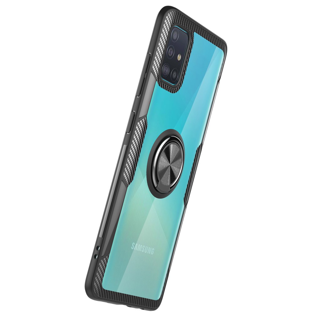 Ốp lưng Samsung A71 FREESHIP Từ 50k chống sốc giá đỡ lưng trong viền màu cao cấp