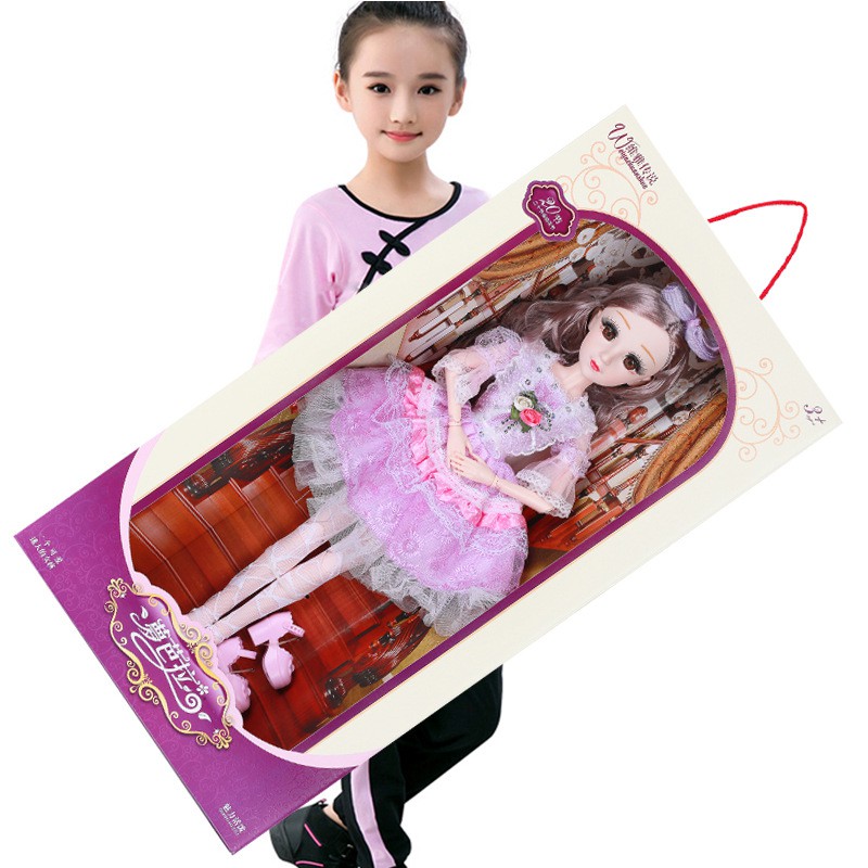 Bộ Đồ Chơi Búp Bê Barbie Xinh Xắn Đáng Yêu Cho Bé Gái