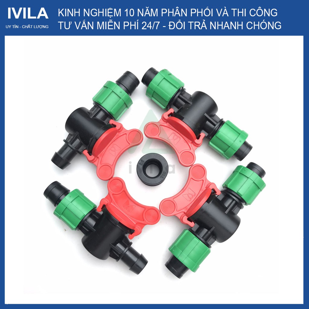 Van khóa ống nhỏ giọt nông nghiệp - Hệ thống tưới nồng nghiệp - Tưới nhỏ giọt nông nghiệp - Tưới nông nghiệp