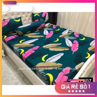 Bộ đrap thun lạnh hàn quốc mẫu lá 4 món
