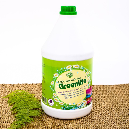 [Nhập HC1712 giảm 10%]Nước giặt sinh học Greenlife 4,2lit