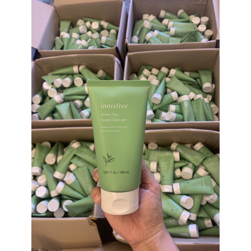 [New 2019] Sữa Rửa Mặt Chiết Xuất Từ Trà Xanh Innisfree Green Tea Foam Cleanser 150ml