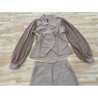 set vest nữ công sở
