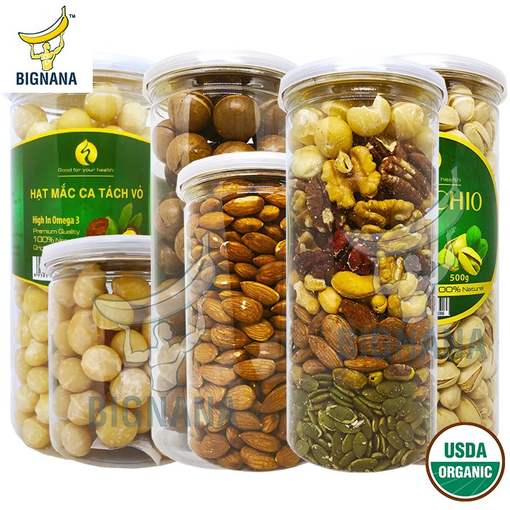 Siêu Giảm Tháng 6, Hạt Macca Úc Đã Tách Vỏ - Hộp 500gr Hảo Hạng | BigBuy360 - bigbuy360.vn