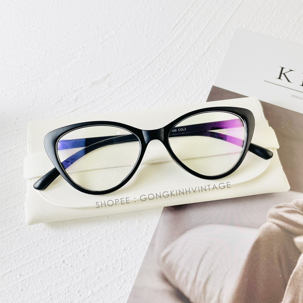 Gọng kính cận nữ ⚡𝑭𝑹𝑬𝑬𝑺𝑯𝑰𝑷⚡ mắt mèo nhựa dẻo Fiveminutes 2383 nhiều màu siêu xinh, lắp được cận từ 0-6 độ | BigBuy360 - bigbuy360.vn