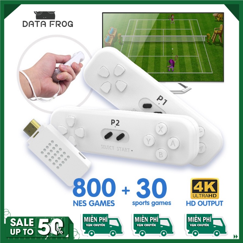 Máy Chơi Game ⚡FreeShip⚡ Với 830 Game 4K Trò Chơi Thể Thao  Cổ Điển , Chém Hoa Qủa Chạy Bộ Bảo Hành 1 Năm