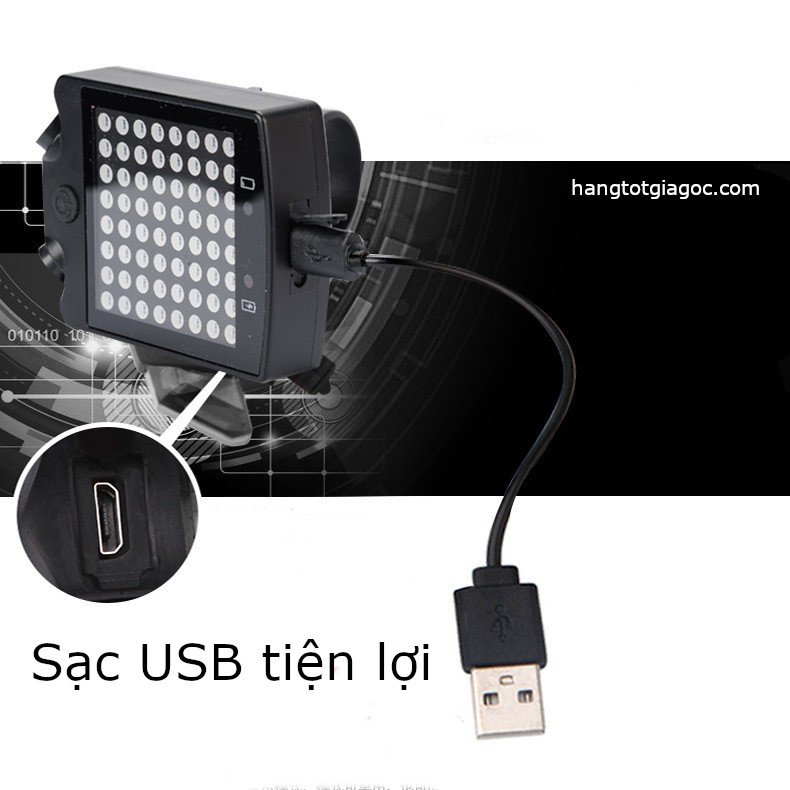 Đèn hậu xe đạp kết hợp đèn xi nhan báo rẽ đa năng cho xe đạp: Sạc USB, chống nước – DX18