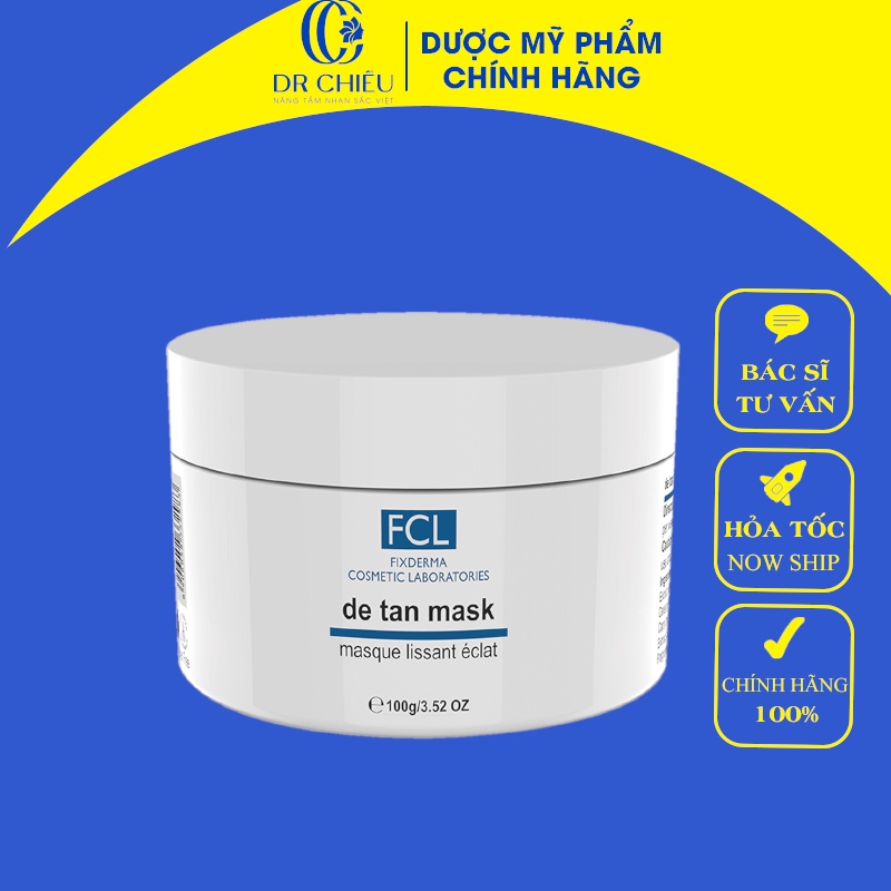 Mặt Nạ Sáng Da Giảm Nhờn Giảm Mụn Đầu Đen FCL De Tan Mask – 100g