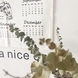 [SALE] Vải Treo Canvas Lịch 2019 -2020