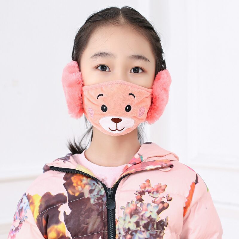 Bịt Tai Hình Gấu Dễ Thương Xinh Xắn Cho Bé akku