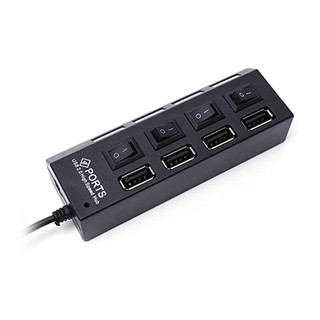 Bộ chia cổng USB thành 4 cổng ( đen)