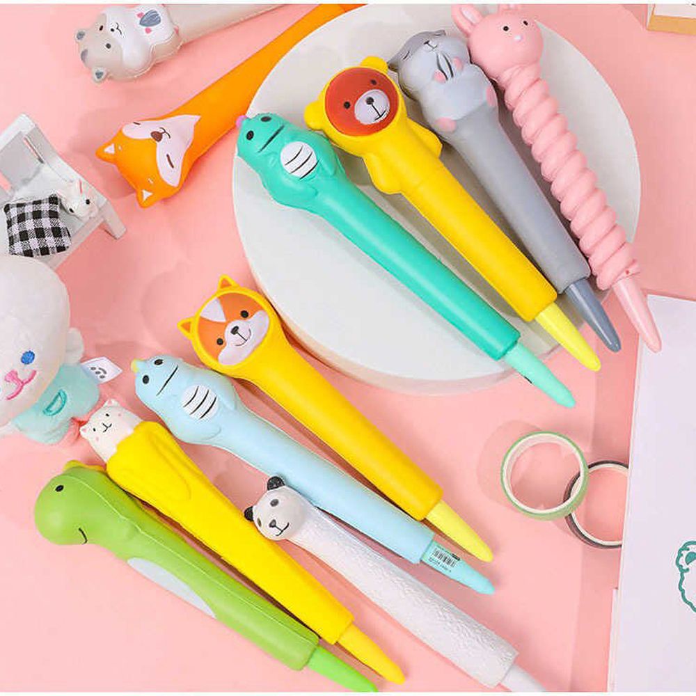 Bút Bi Gel Mềm Hình Hoạt Hình Dễ Thương