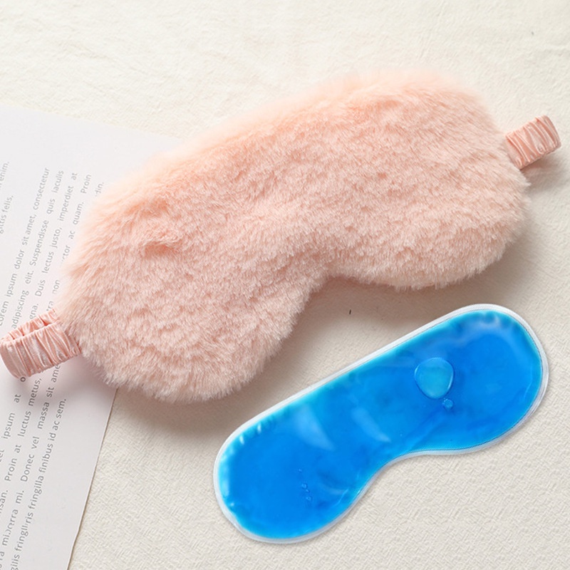 Bịt che mắt ngủ len có gel làm mát túi nước cute dễ thương Hàn Quốc iLita đồ dành cho bé và người lớn cao cấp massage