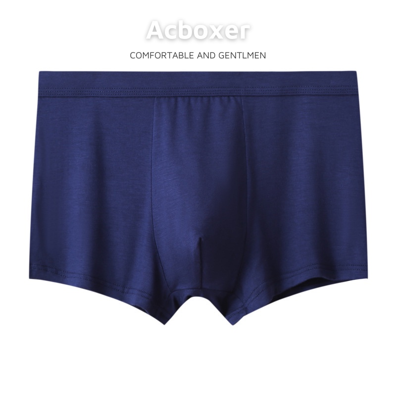 Quần lót nam boxer màu basic vải Modal mềm mại, thoáng khí hàng cao cấp ACBX04