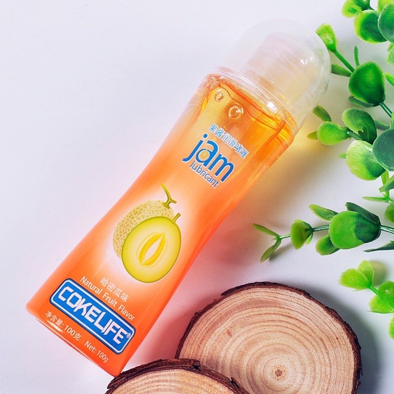 Gel bôi trơn quan hệ miệng Cokelife Jam Natural fruit flavor vị dưa gang - 100ml