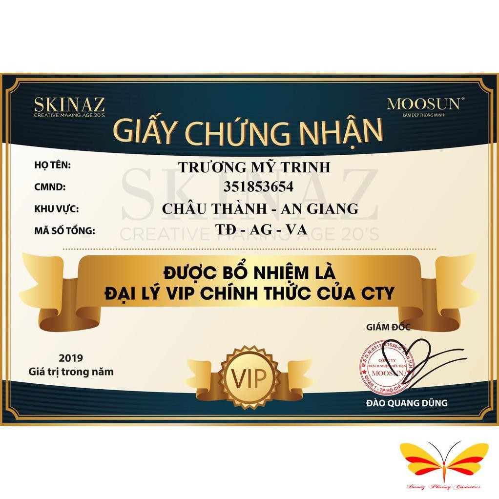 Kem chống nắng cao cấp White Angel Sun Sherbet Skinaz Hàn Quốc