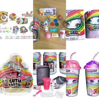 💖Wo & Wo🌈Bùn đồ chơi hình kỳ lân nhiều màu sắc