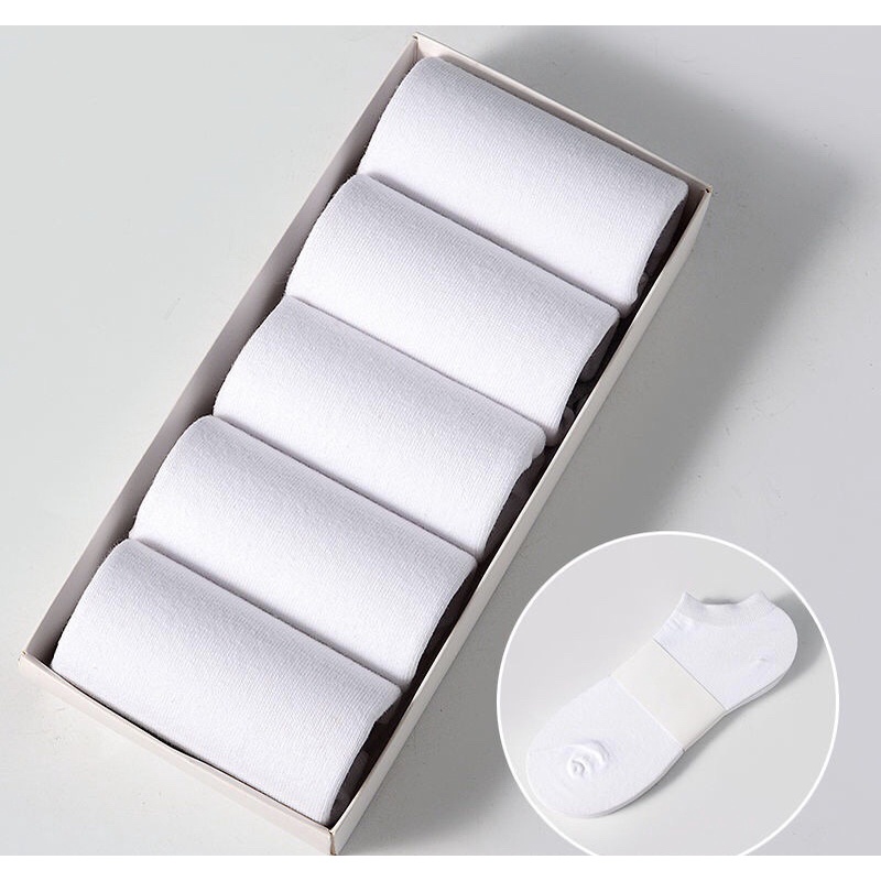 [FREESHIP] Vớ Cổ Ngắn Unisex Cotton Co Giãn Hút Mồ Hôi, Khử Mùi Êm Chân Phù Hợp Cho Mọi Loại Giày
