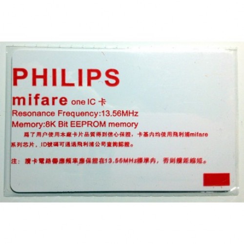 Thẻ nhựa RFID NFC 13.56MHz S50 Philips -TH163