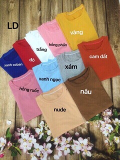 Áo Phông Thụng Trơn 11 mầu ( Có Hình Thật )