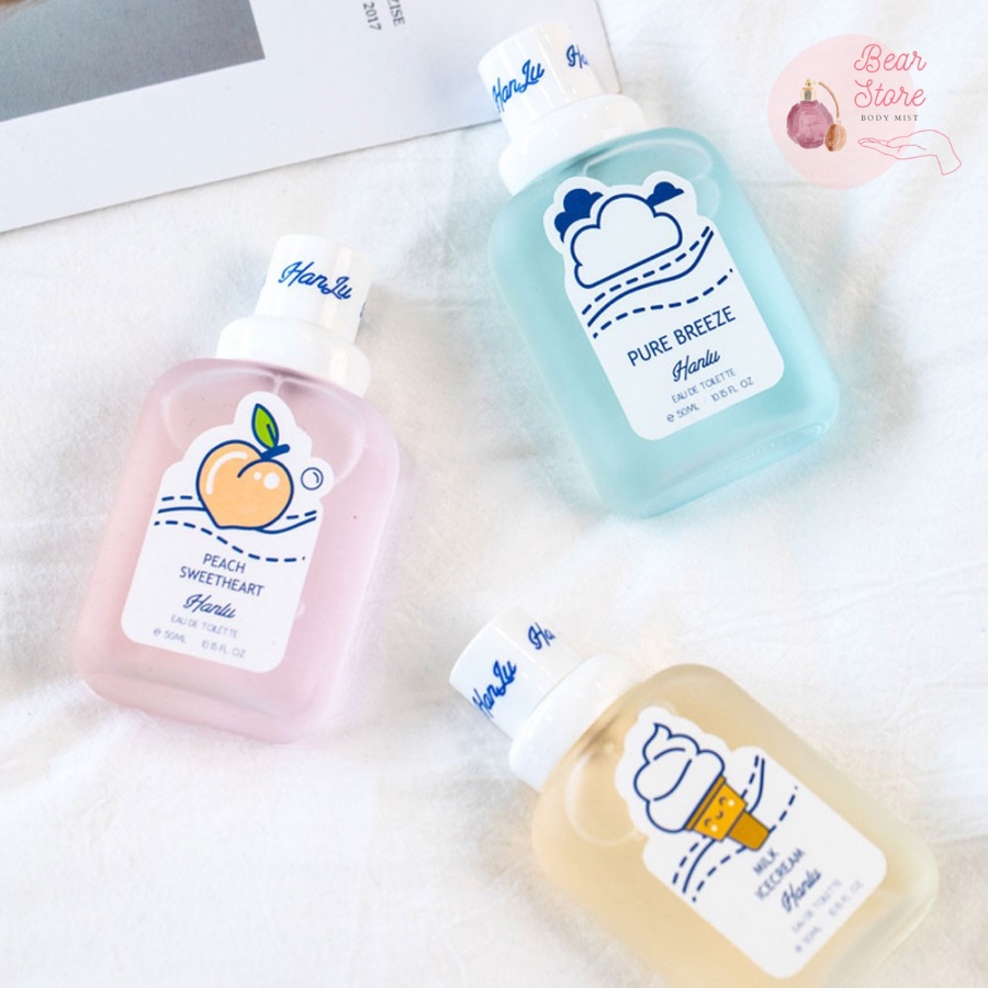 Xịt thơm quần áo HANLU chính hãng nội địa Trung siêu thơm 50ml