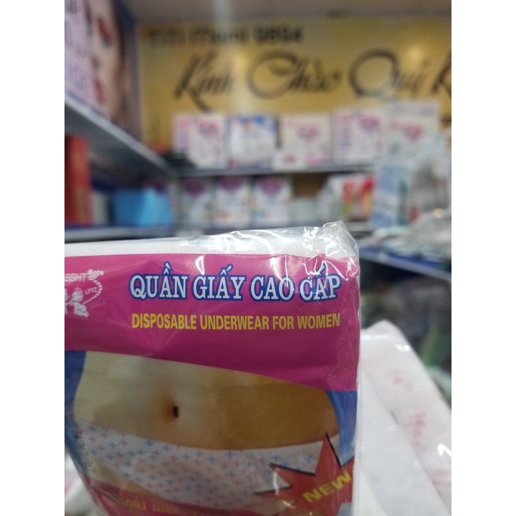 Quần Lót Giấy cho các mẹ sau khi sinh-Quần giấy cao cấp [1 gói 6 chiếc ]