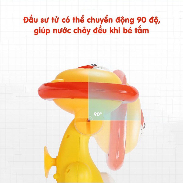 [Haobaby shop] Đồ chơi nhà tắm vòi sen sư tử//hoa hướng dương