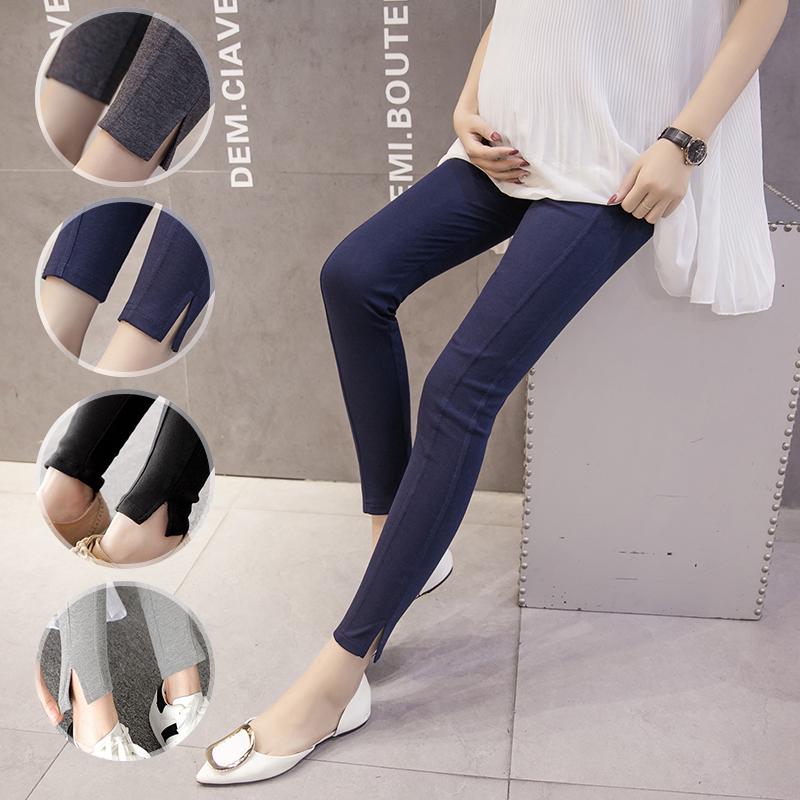 [Nhập WASIPN giảm 30K cho đơn 150K] Quần legging chất liệu cotton dành cho mẹ bầu mẫu mới mùa xuân 2017