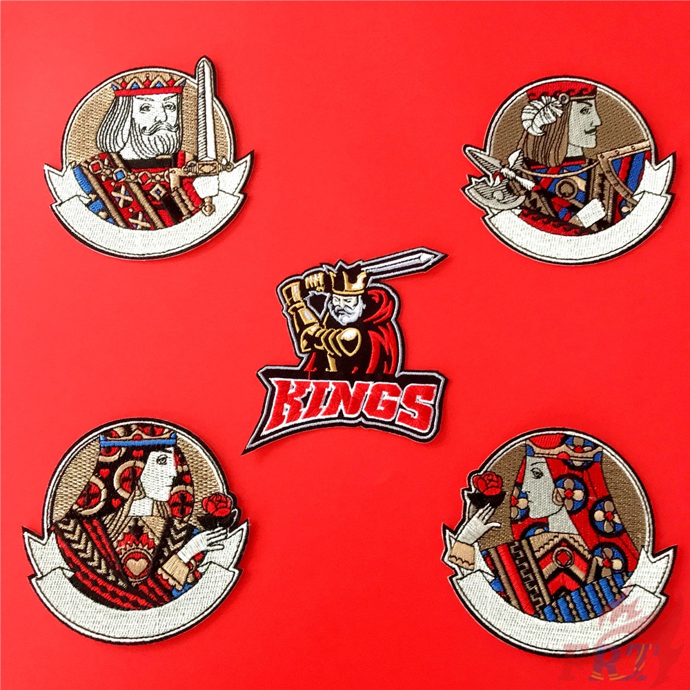 1 Huy Hiệu May Áo Hình Vương Miện King &amp; Queen