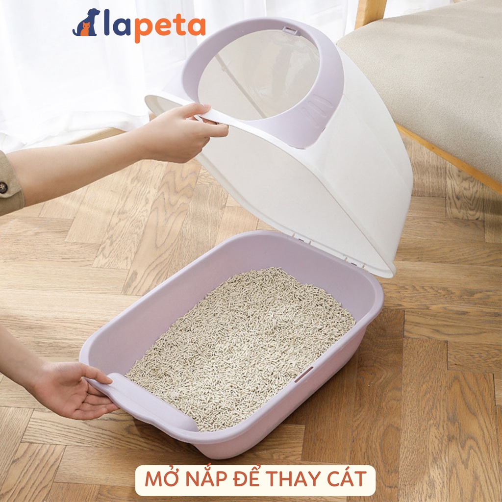 Nhà vệ sinh cho mèo size lớn, nhà cát cho mèo cỡ vừa mèo đi vệ sinh Maika Lapeta
