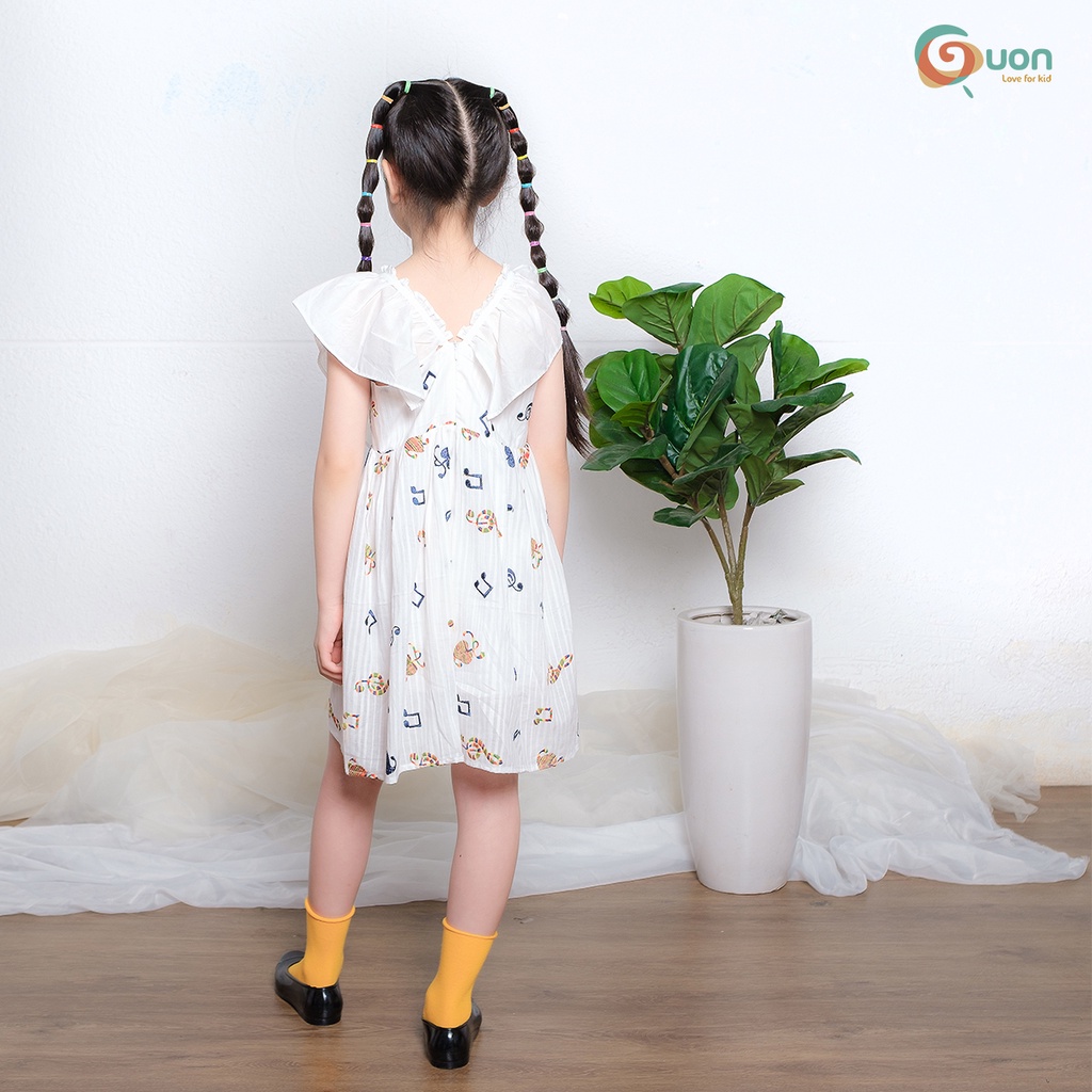 Váy bé gái từ 11 - 41kg vải cotton thoáng mát Tiểu Mai - GUON