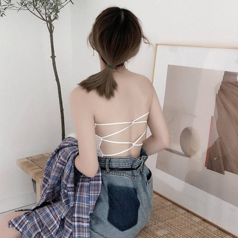 Áo lót ống không gọng thép mỏng hở lưng quyến rũ cho nữ