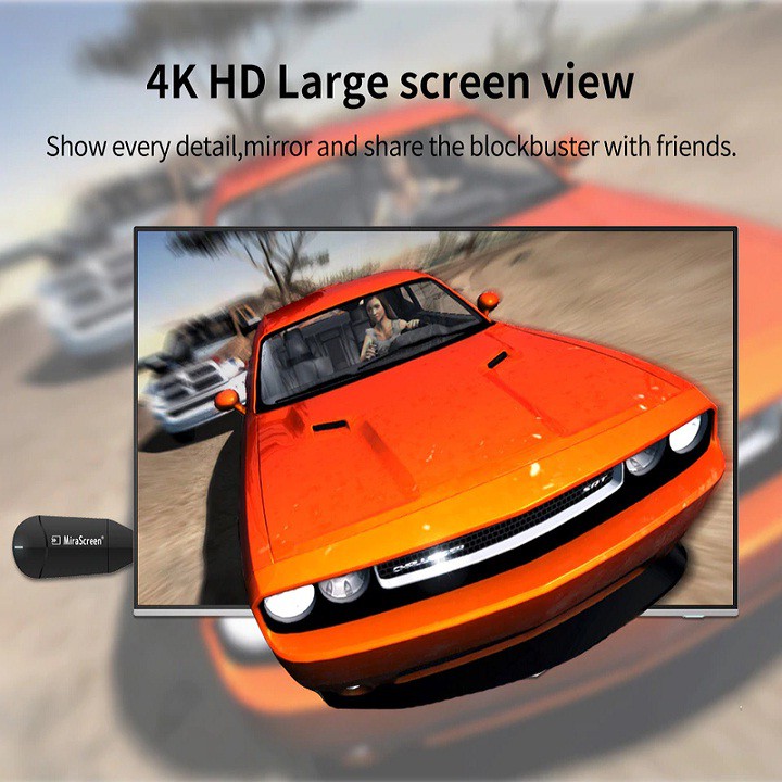 Thiết Bị HDMI MiraScreen K6: Thiết Bị Không Dây Kết Nối Điện Thoại Với TIVI FULL HD 4K cao cấp