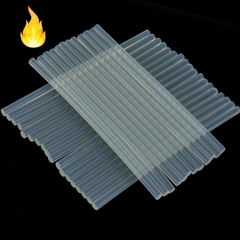 20 Que Keo Nóng Chảy 7 x 100mm Bằng EVA Trong Suốt Không Độc Hại Dùng Dán Album Thủ Công