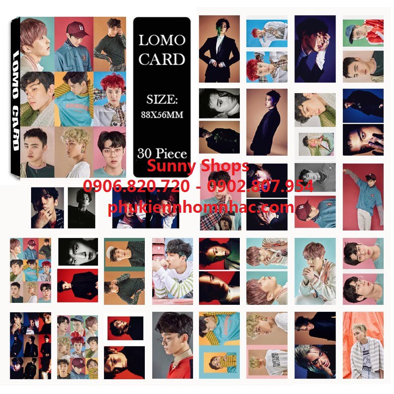 Lomo card EXO chung nhóm | BigBuy360 - bigbuy360.vn