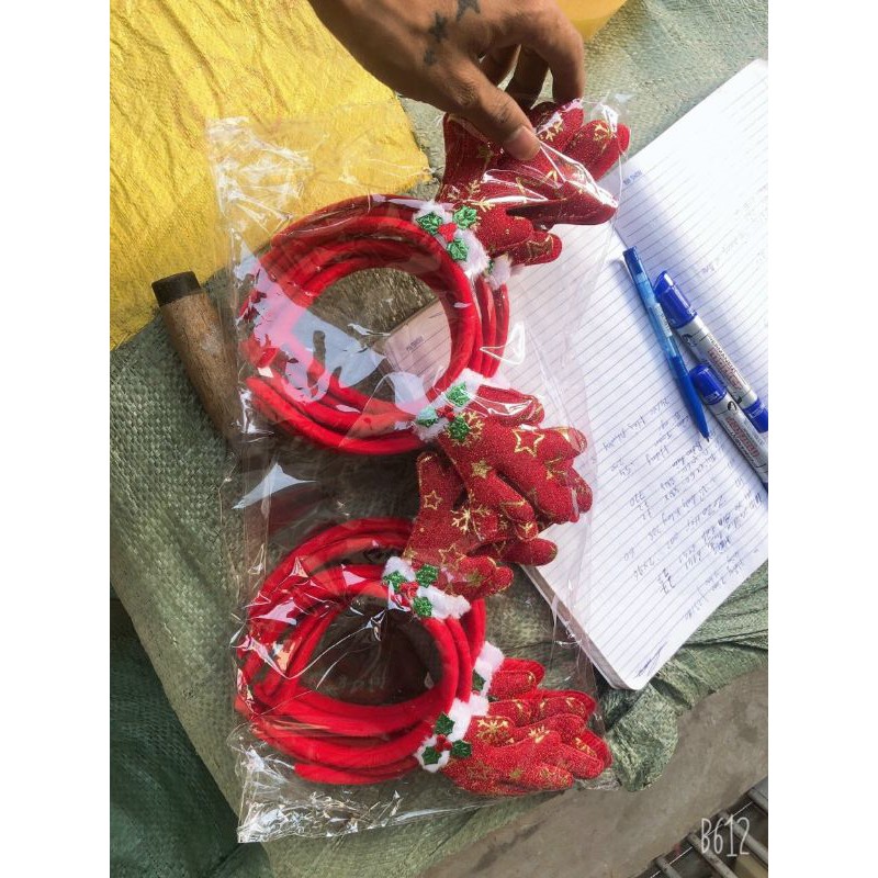 BỜM TÓC NOEL HÌNH HƯƠU PHÁT SÁNG