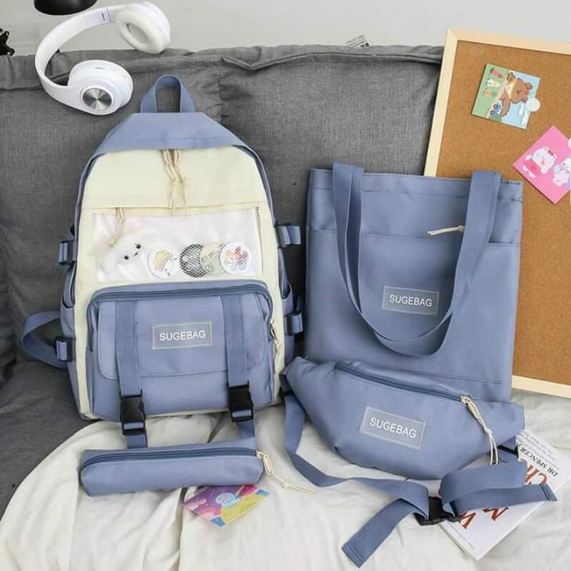 set 3 sản phẩm balo túi xách