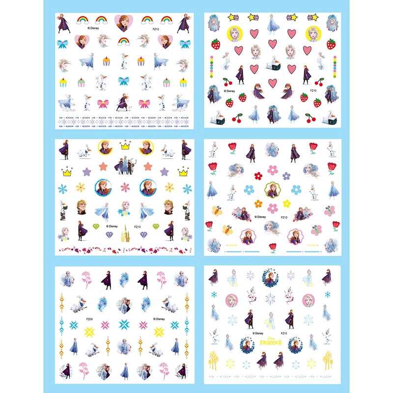 Miếng dán móng tay xinh xắn cho bé gái