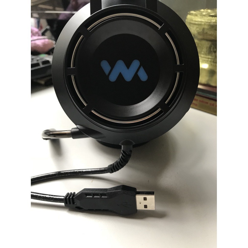 [Mã ELFLASH5 giảm 20K đơn 50K] Tai nghe game thủ Wangming WM9800 giả lập 7.1 USB