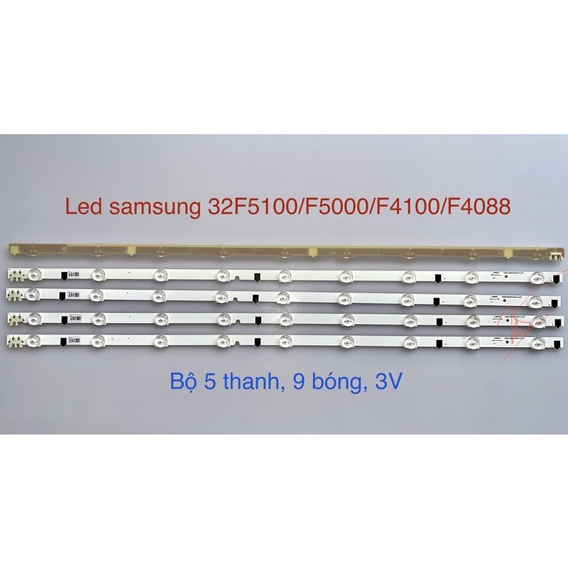 [Mới] Bộ Led Tivi Samsung 32 F5000/F5100/F4100/F4088 - 5 thanh LƯNG ĐỒNG