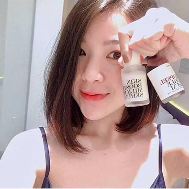 Tinh chất dưỡng trắng căng bóng da skin booster milk oil serum so natural