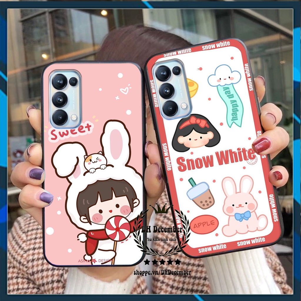 Ốp lưng Oppo RENO 5 in hình 3D lucky, gấu Brick xinh xắn - KHÔNG NÊN BỎ LỠ