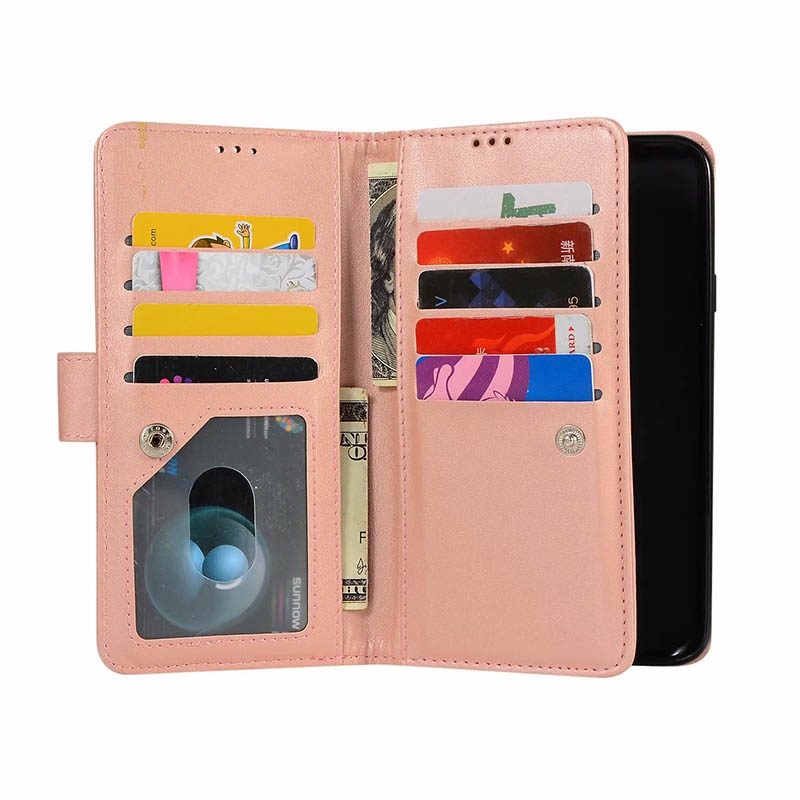 Bao da điện thoại nắp gập kiêm ví đựng tiền đa năng thời trang bảo vệ cho iPhone 6/6S/6+/7/7+/8/8+/X/XR/XS/XSMax | BigBuy360 - bigbuy360.vn