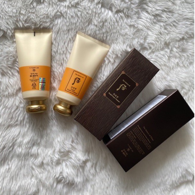 - SỮA RỬA MẶT WHOO vàng 180ml full