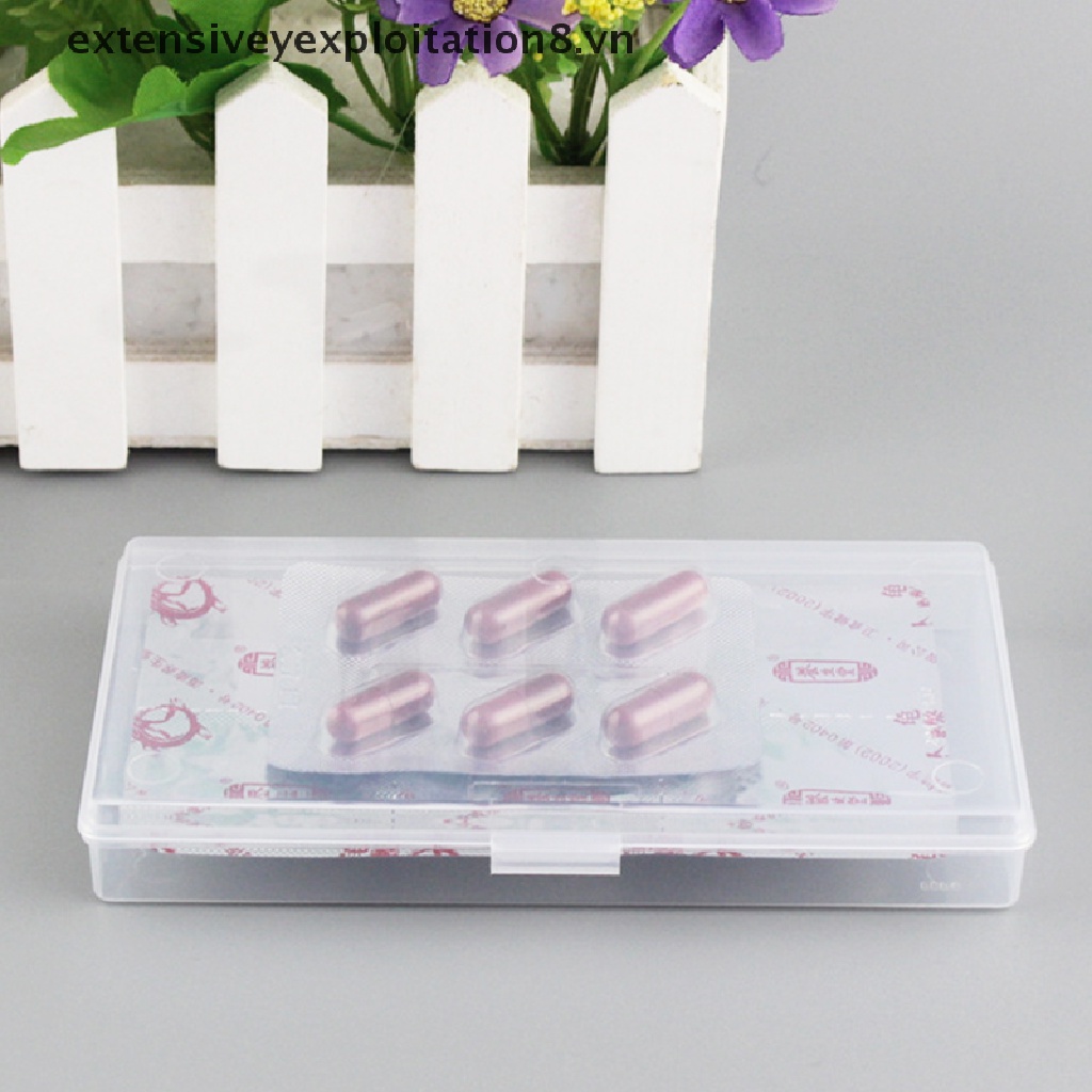 Hộp Nhựa Pp Trong Suốt Có Nắp Đậy Đựng Trang Sức Tiện Dụng