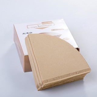 Giấy lọc cà phê cafe nâu Pour over V60 drip brew chemex hộp 100 chiếc