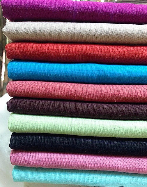 #V13🌈 VẢI LINEN CAO CẤP MAY ĐỒ CHO DOLL, OBITSU, DIY, HANDMADE, QUILTING, SCRUNCHIES..