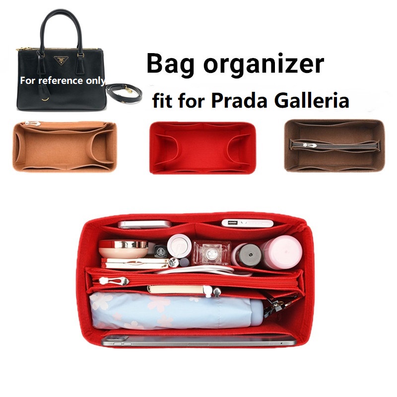 Lót túi giữ form Prada Galleria handle bag organiser insert Túi xách Trọn gói Túi mật Gói thu thập Túi dọn dẹp